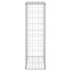 vidaXL Gabion Wall with Covers Galvanized Steel 23.6"x11.8"x39.4"