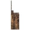 vidaXL Dressing Table Brown 19.69 x 16.14 x 55.12 in Engineered Wood