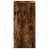 vidaXL Bar Table Smoked oak Engineered wood Tall Table Bar Table