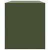 vidaXL TV Cabinet Olive Green Cold-rolled steel Medium TV Cabinet