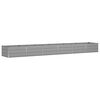 vidaXL Planter Light Grey 188.98 x 31.50 x 17.72 in Steel