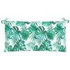 vidaXL Garden Bench Cushion Set of 2 Leaf pattern on a white background