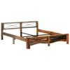 vidaXL Bed Frame Mixed colors due to reclaimed wood Solid Reclaimed Wood