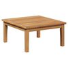 vidaXL Garden Bench 2 pcs Brown Solid Teak wood