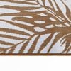 vidaXL Outdoor Rug Brown and white Polypropylene 31.5 x 98.4 in
