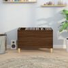 vidaXL Record Cabinet Brown oak Engineered wood Standard Record Cabinet
