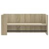 vidaXL Wall Shelf Sonoma oak Engineered wood 27.8 in x 13.8 in x 12.0 in
