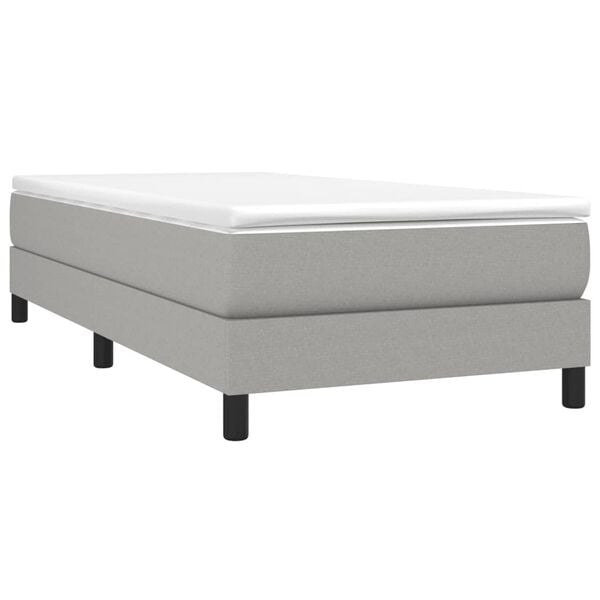 vidaXL Bed Frame Light grey