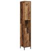 vidaXL Bathroom Furniture Set Old Wood Engineered wood, Metal