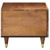 vidaXL Coffee Table Honey brown Solid mango wood, iron legs Medium