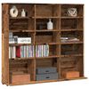 vidaXL CD Cabinet Old wood Engineered wood 39.4 x 9.1 x 35.2 in