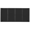 vidaXL Garden Dining Set Black