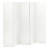 vidaXL 5-Panel Room Dividers 2 pcs White 78.7"x70.9" Steel