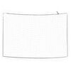 vidaXL Trailer Net with Elastic Rope White 7.2x4.9' PP