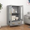 vidaXL Highboard Grey Sonoma Engineered wood Tall Highboard