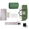 vidaXL Family Tent Cabin 6-Person Green Waterproof
