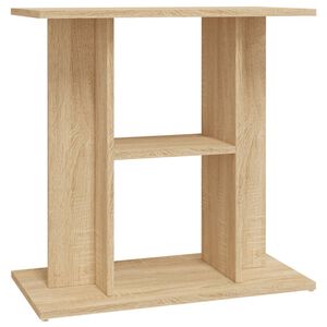 vidaXL Aquarium Stand Sonoma Oak Engineered Wood 23.6 x 11.8 x 23.6 in