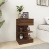 vidaXL Bedside Cabinet Set of 2 Brown Oak Engineered Wood