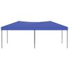 vidaXL Party Tent Blue 210D oxford fabric with silver coating 10 x 20 ft