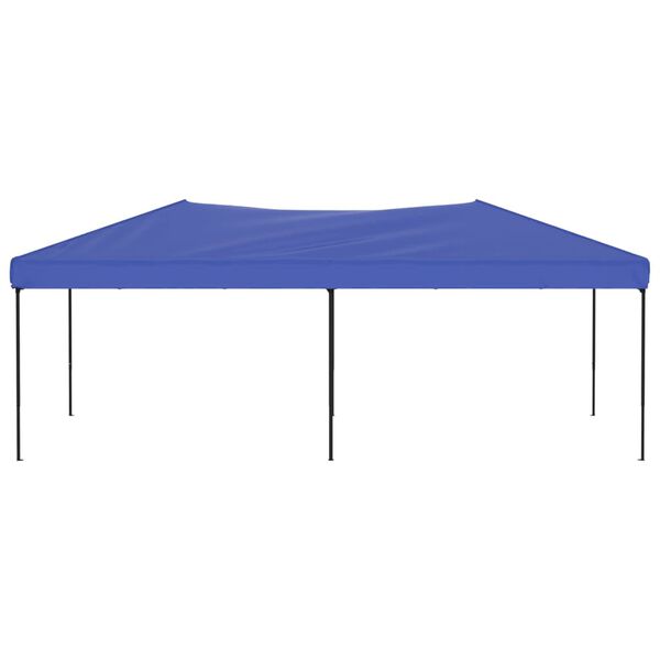 vidaXL Party Tent Blue 210D oxford fabric with silver coating 10 x 20 ft