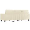 vidaXL 3-seater Sofa Cream