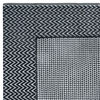 vidaXL Outdoor Carpet Grey Polypropylene (PP) 63 x 90.6 in Pattern