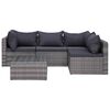 vidaXL Garden Lounge Set Grey