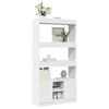 vidaXL Highboard White Engineered wood Tall Highboard Rectangular