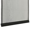 vidaXL Insect Door Screen with 10-Piece Mesh Curtain Black 94.5x94.5"