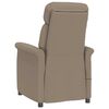 vidaXL Massage Chair with Cushion Taupe 70.5 x 96.5 x 95 cm fabric