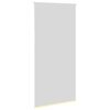 vidaXL Roller Blind Yellow 100% Polyester 45.3x82.7 in Height-Adjustable