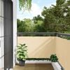 vidaXL Balcony Privacy Screen Cream 236.2x35.4" PVC