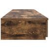 vidaXL Bed Drawers Smoked Oak 59.06 x 14.37 x 6.50 in Engineered Wood