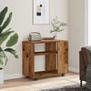 vidaXL Side Table Old wood Engineered wood Small Side Table
