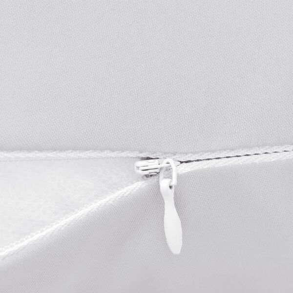 vidaXL Sleeper Pillow Gray Microfiber with PP cotton filling 15.7x57.1 in