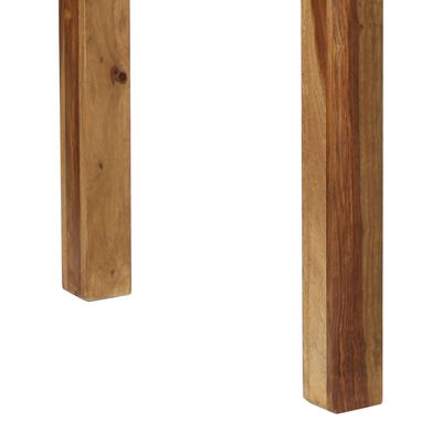 vidaXL Bar Table Solid Sheesham Wood 46.4"x23.6"x42.1"