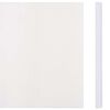 vidaXL Patio Privacy Screens 4 pcs PVC 114.8x0.6' White