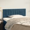 vidaXL Headboard Dark Blue 35.4"x2"x30.7"/34.6" Velvet