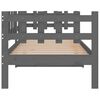 vidaXL Day Bed Gray Solid pine wood Twin Convertible
