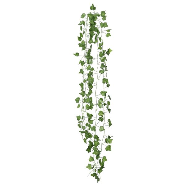 vidaXL Christmas Ivy Garland Green PE 78.7 in Decorative Inlays