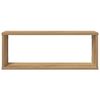vidaXL Wall Cube Shelf Set of 4 Artisan oak Engineered wood