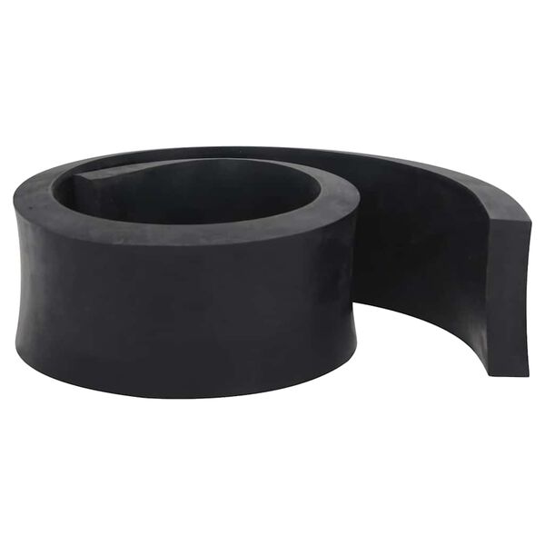 vidaXL Rubber Edge For Snow Plow Black Styrene-butadiene rubber