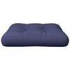 vidaXL Pallet Cushion Navy Blue 100% Polyester 20x20 in