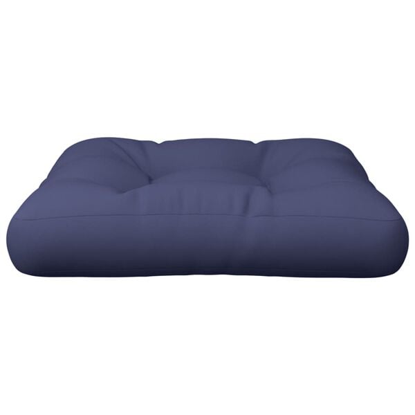 vidaXL Pallet Cushion Navy Blue 100% Polyester 20x20 in