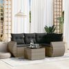 vidaXL Garden Sofa Set Gray