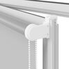 vidaXL Roller Blind Light Gray 100% Polyester, Aluminum top rail