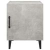 vidaXL Bedside Cabinet Set of 2 Concrete grey Engineered wood