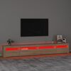 vidaXL TV Cabinet Sonoma oak Engineered wood Large TV Cabinet