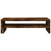 vidaXL Monitor Stand Smoked Oak 21.3x8.7x5.9" Engineered Wood