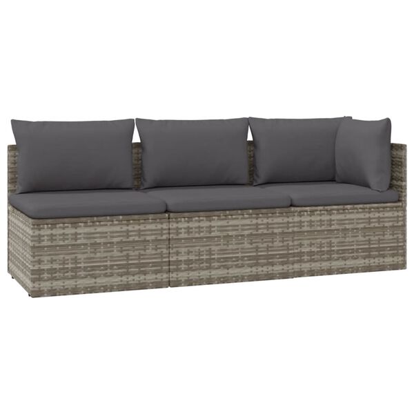 vidaXL Garden Lounge Set Grey